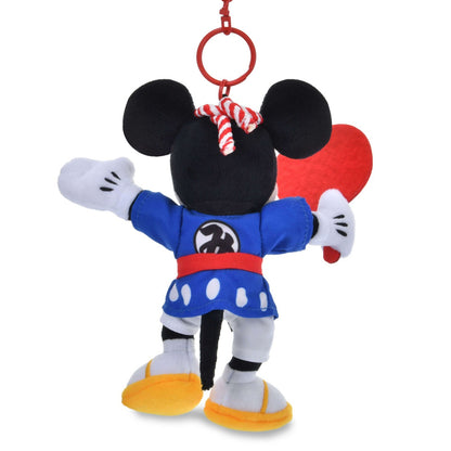 Japan Tokyo Disney Store Mickey Mouse Plush Toy Keychain MATSURI STYLE