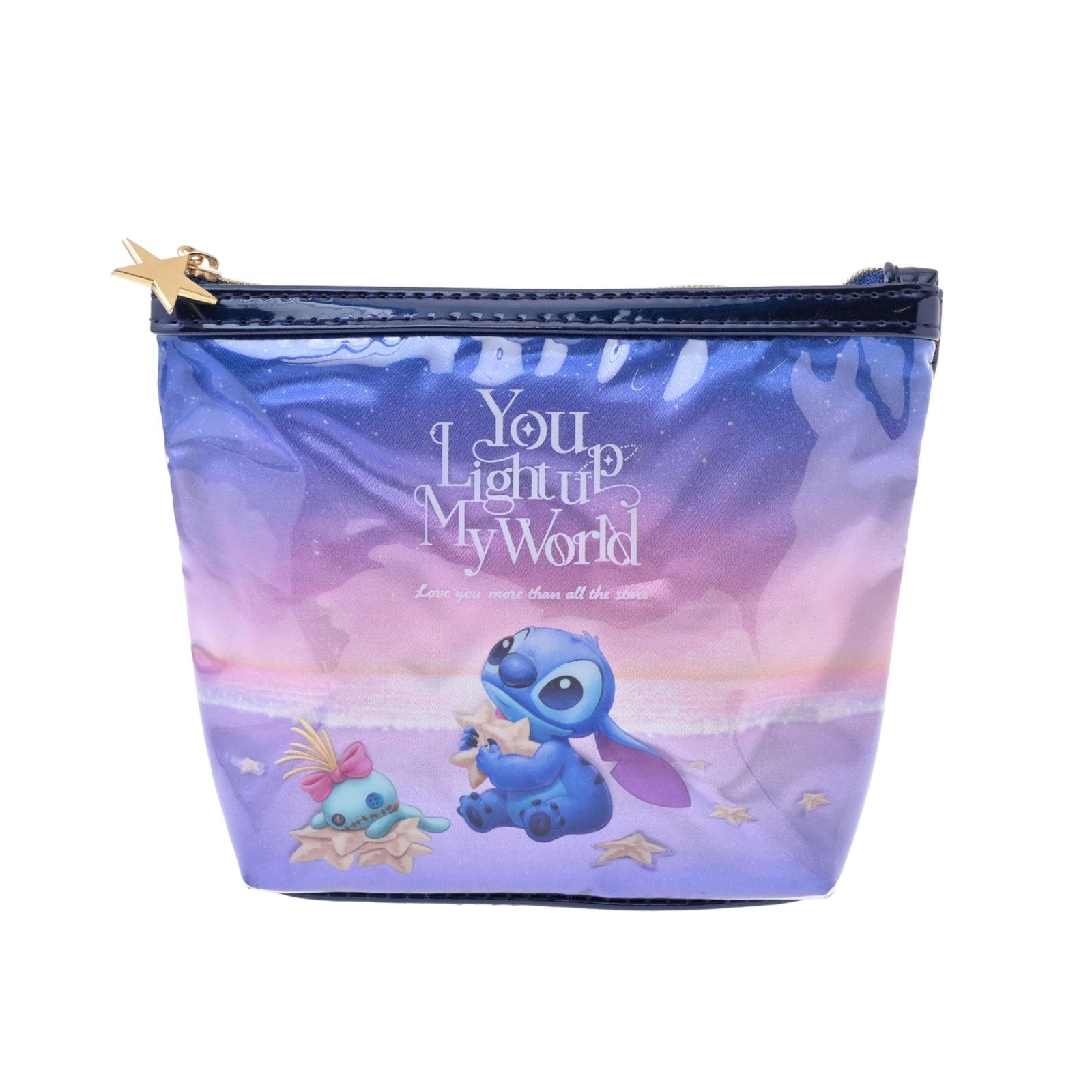 Japan Tokyo Disney Store Stitch & Scrump Pouch Disney Stitch Day Collection