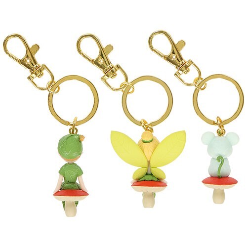 Japan Tokyo Disney Resort Key Chain Set Tinker Bell Peter Pan Fantasy Springs