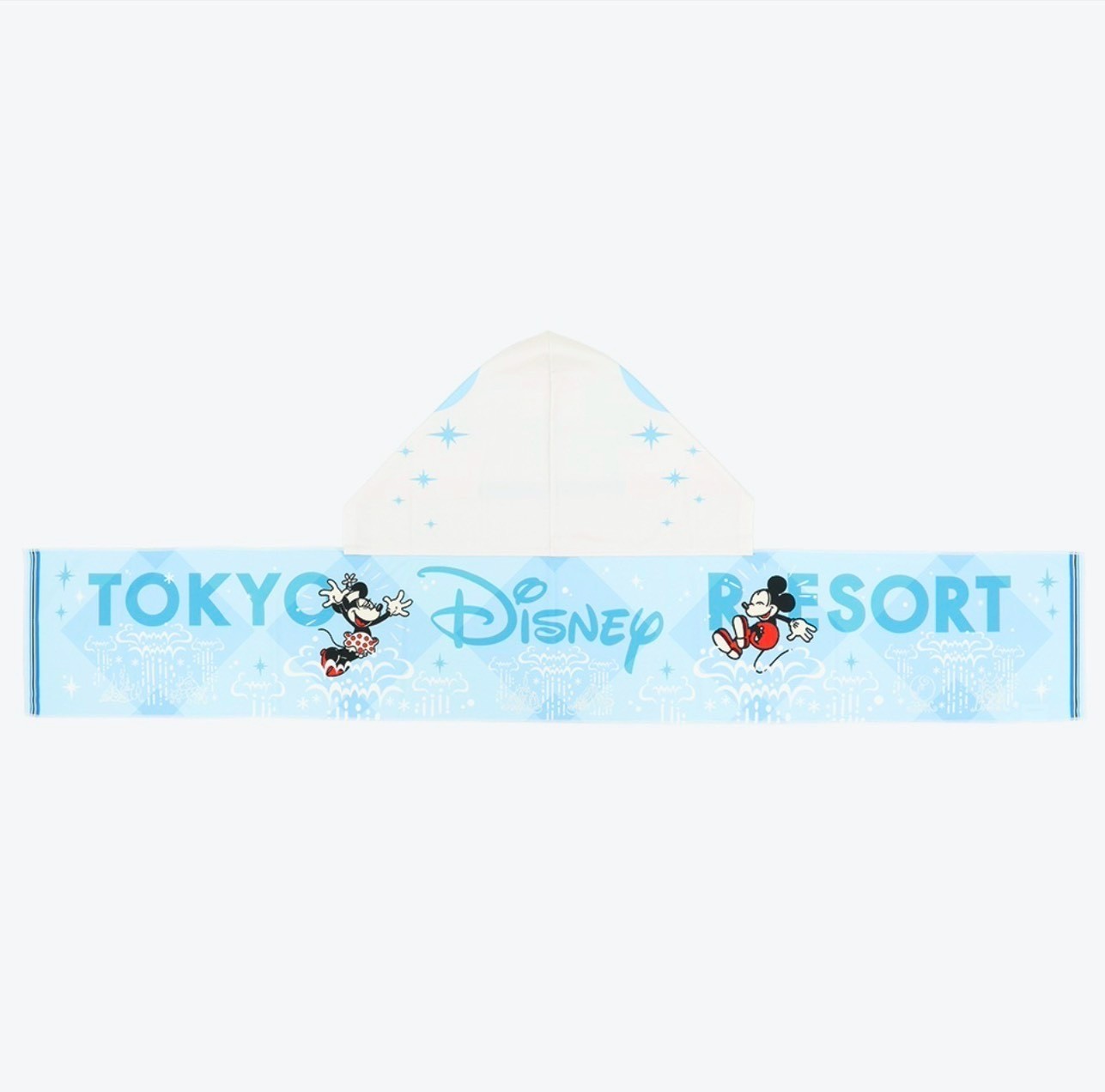 Japan Tokyo Disney Resort Mickey Minnie Hooded Cooling Towel Limited 2026