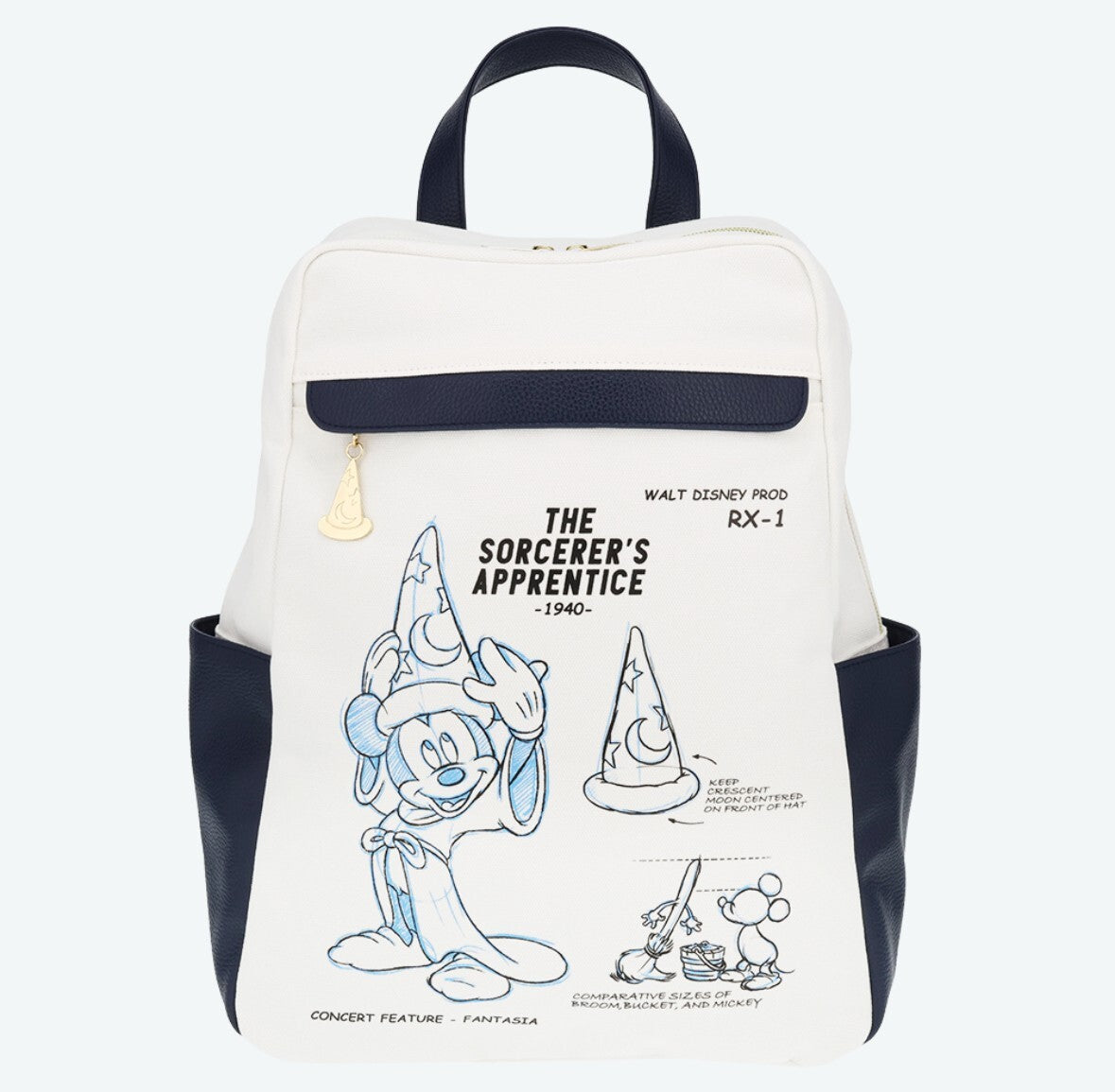 Japan Tokyo Disney Resort Fantasia Mickey Drawing backpack