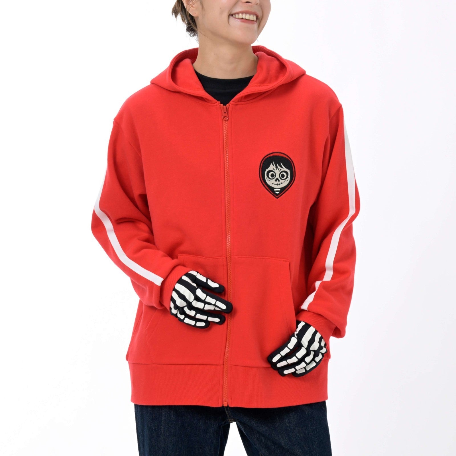 Japan Tokyo Disney Store Miguel Long-Sleeve Hoodie Gloves Glow-in-the-Dark Coco