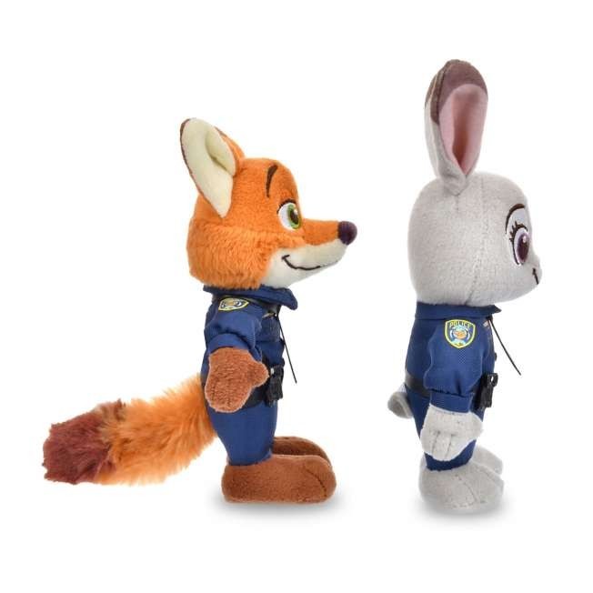 '+Japan Tokyo Disney Store Judy Hopps & Nick Wilde Plush Toy stanDs Zootopia 2