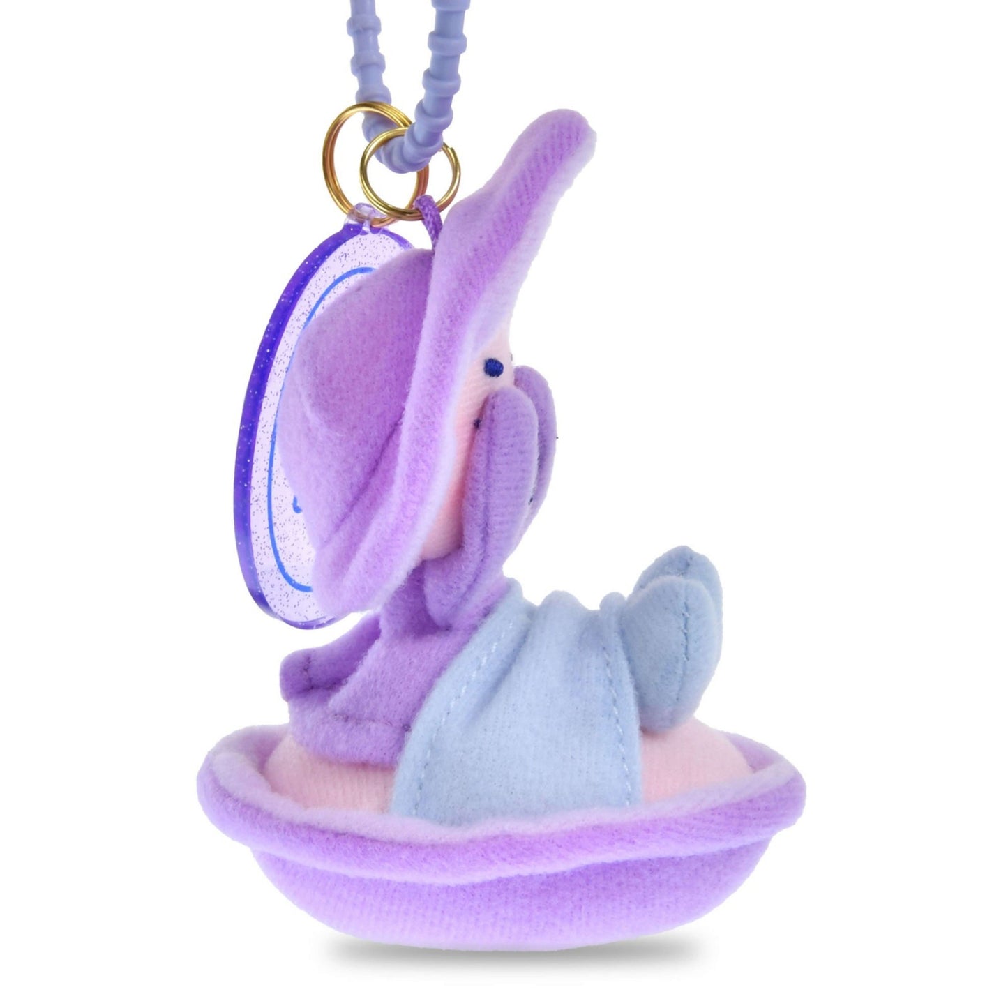 Japan Tokyo Disney Store Young Oyster  Plush Keychain Shyness BABY OYSTERS Alice