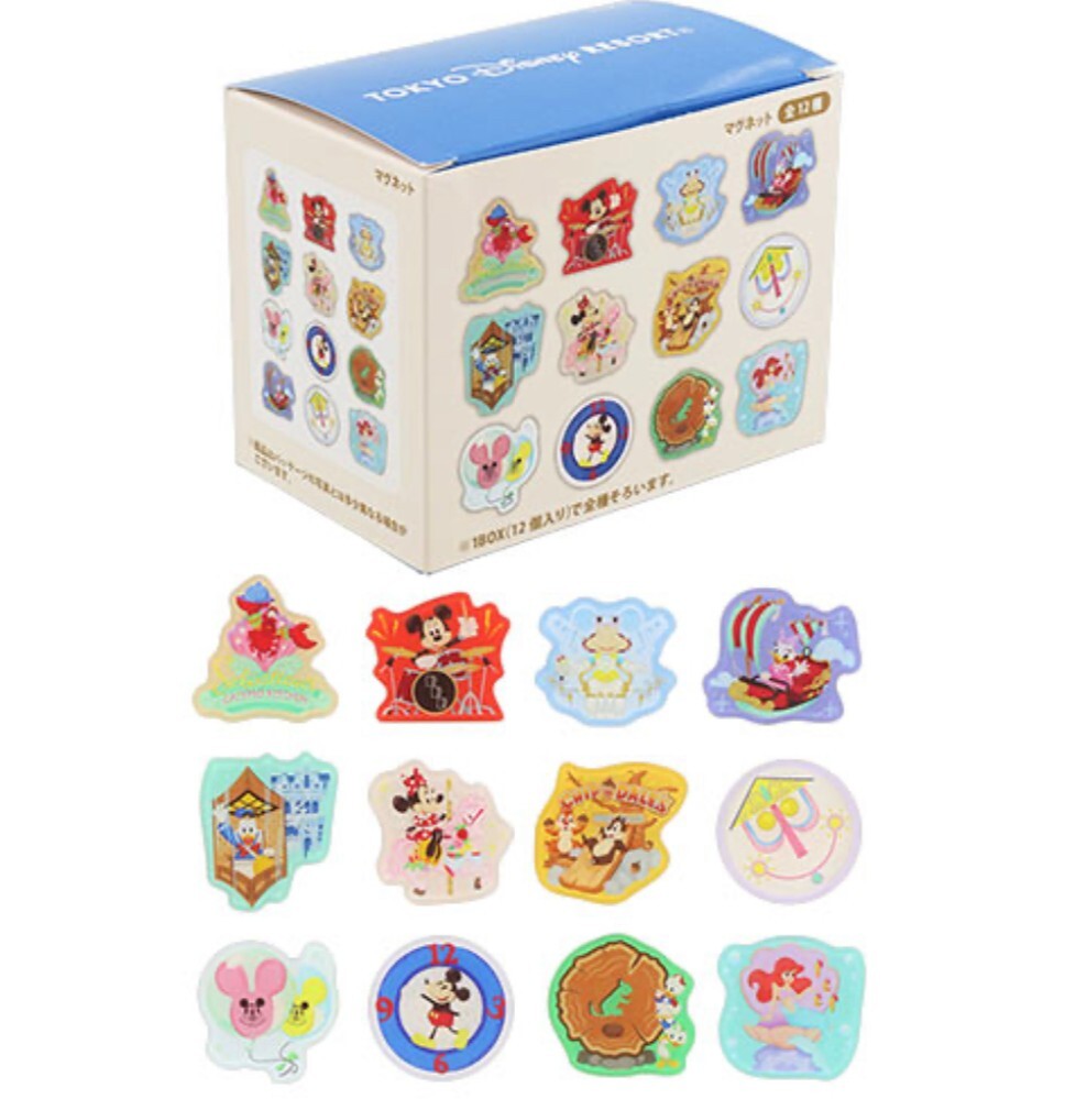 Japan Tokyo Disney Resort Small World Decoration magnet complete set limited