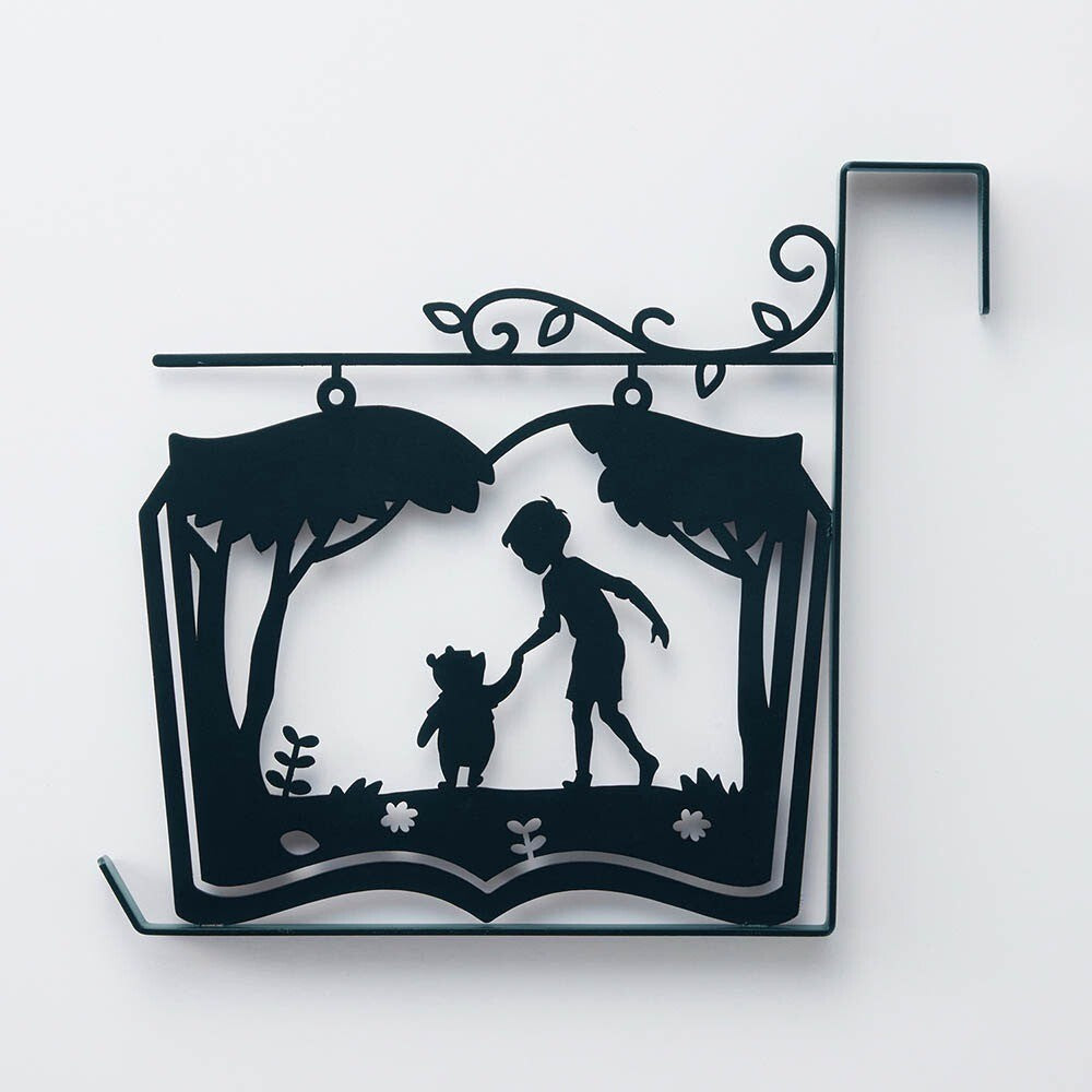 Japan Disney Fantasy Shop Bellemaison Pooh Iron Door Hook Paper Cutout