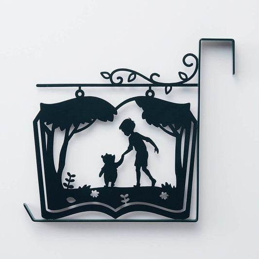 Japan Disney Fantasy Shop Bellemaison Pooh Iron Door Hook Paper Cutout