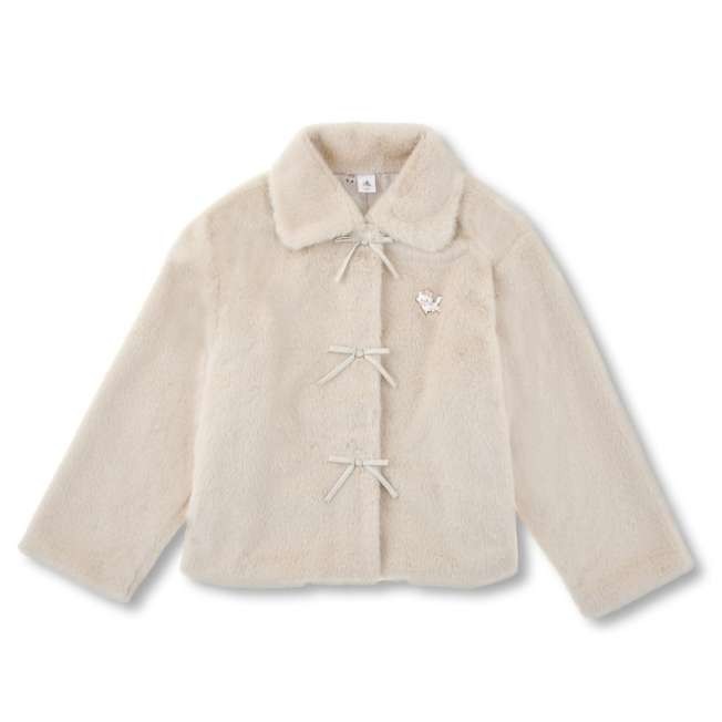 Japan Tokyo Disney Store Marie Blouson with Brooch Beige ARISTOCATS 55TH