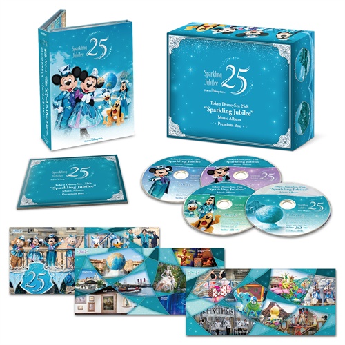 Japan Tokyo Disney Music Album Premium Box Sparkling Jubilee 25th