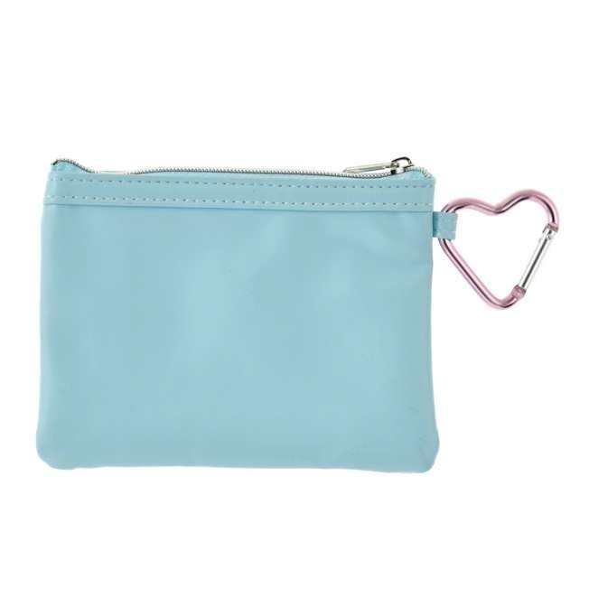 Japan Tokyo Disney Store Stitch & Angel Flat Pouch with Carabiner