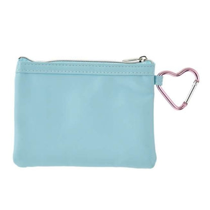 Japan Tokyo Disney Store Stitch & Angel Flat Pouch with Carabiner