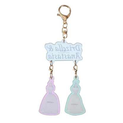 Japan Tokyo Disney Store Drizella & Anastasia Keychain Key Chain Fes Cinderella