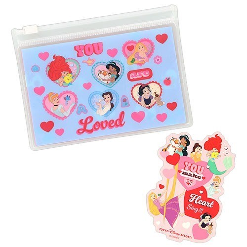Japan Tokyo Disney Resort Princess Motif Sticker