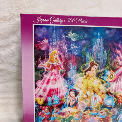 Japan Disney Tenyo Jigsaw Puzzle 300 Pieces Cinderella Aurora Ariel Princess