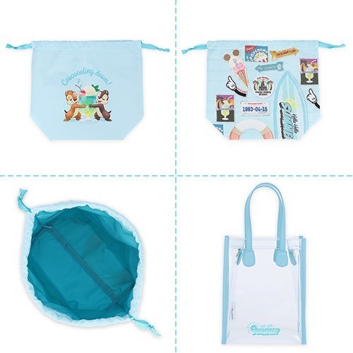Japan Tokyo Disney Resort Chip and Dale Shoulder Bag Hello Summer