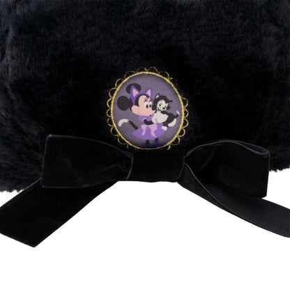 Japan Tokyo Disney Store Minnie & Figaro Hat Beret Black CAT MINNIE AND FIGARO