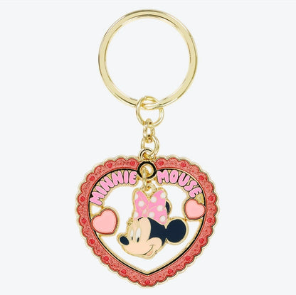 Japan Tokyo Disney Resort Minnie Mouse Keychain Heart 3 Pieces Limited 2026
