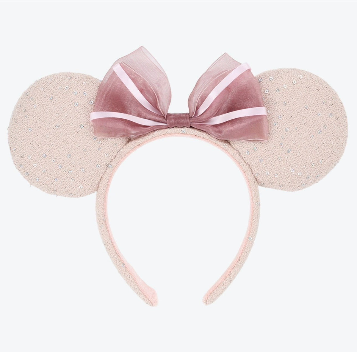 Japan Tokyo Disney Resort Minnie Mouse Ears Headband Ribbon Pink Limited 2026
