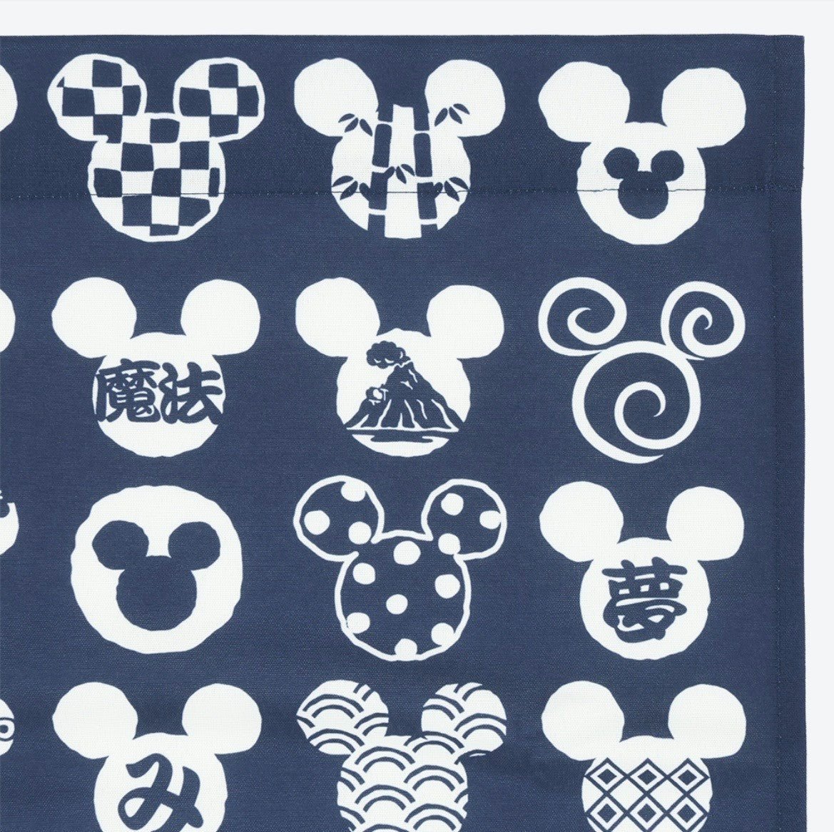 Japan Tokyo Disney Resort Mickey Minnie Noren Traditional Japanese Curtain 2026