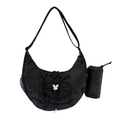 Japan Tokyo Disney Store Mickey Mouse Shoulder Bag with Bottle Cover Face Casual