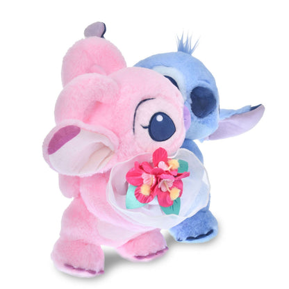 Japan Tokyo Disney Store Stitch & Angel Plush Toy