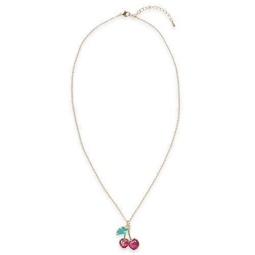 Japan Tokyo Disney Resort Necklace With the Cherry on Top Minnie