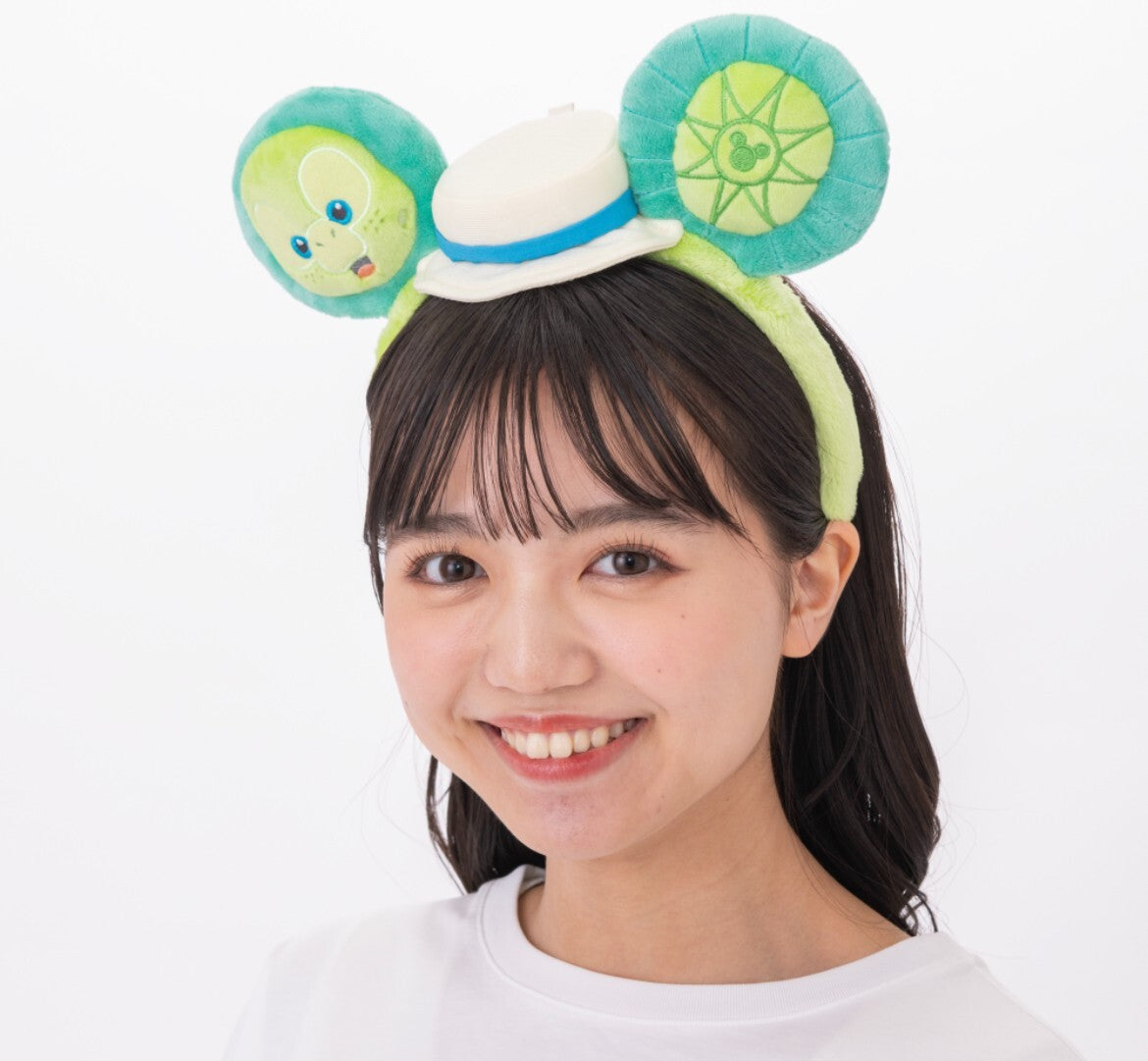 Japan Tokyo Disney Sea Duffy & Friends Olu Mel Ears Head Band & Shoulder Bag
