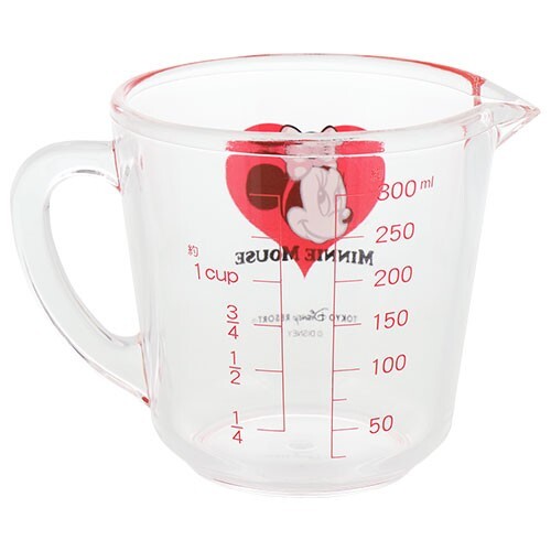 Japan Tokyo Disney Resort Minnie Mouse Measuring Cup Heart