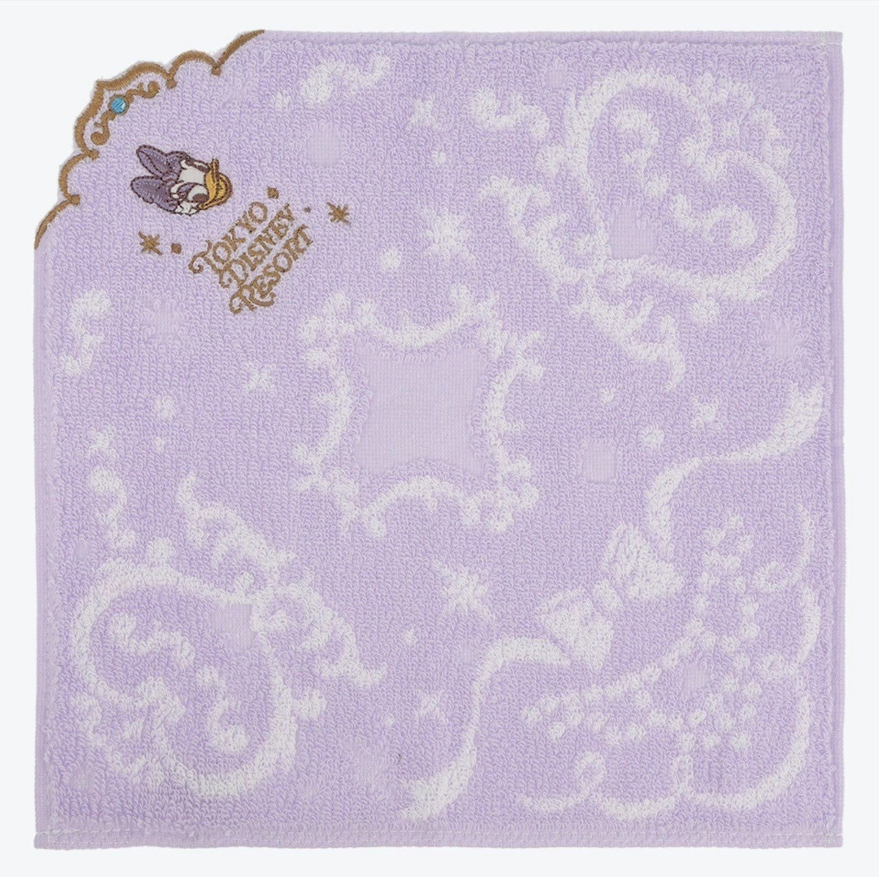Japan Tokyo Disney Resort Daisy Duck Mini Towel Handkerchief Purple Limited 2026
