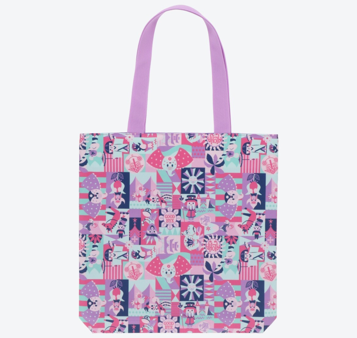 Japan Tokyo Disney Resort It's a small world Tote bag pouch limited