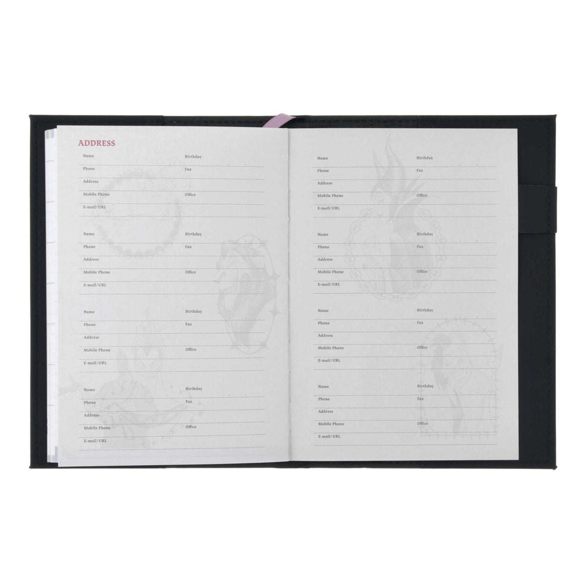 Japan Tokyo Disney Store Villains B6 Planner Schedule Book Diary 2027