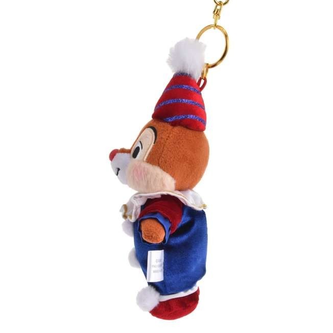 Japan Tokyo Disney Store Dale Plush Toy Keychain Pierrot Costume Chip & Dale