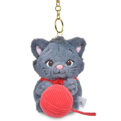 '+Japan Tokyo Disney Store Berlioz Plush Toy Keychain Ball of Yarn MOVE Marie