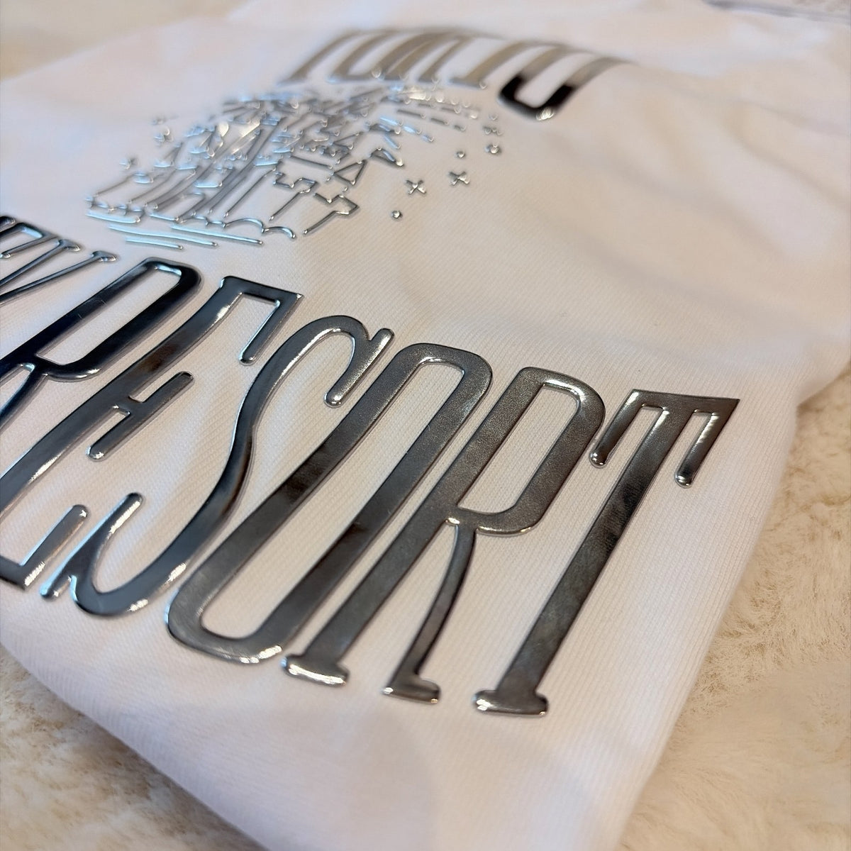 Japan Tokyo Disney Resort Logo T-Shirt Limited White Cinderella castle