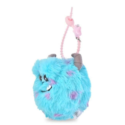 Japan Tokyo Disney Store Sulley Monsters, Inc. Plush Toy Keychain FUWAMOKO FACE