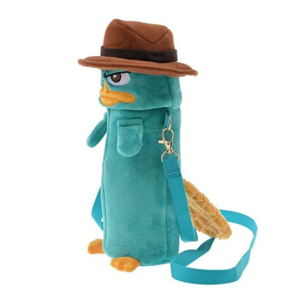 Japan Tokyo Disney Store Agent P Bottle Cover with Strap Phineas and Ferb