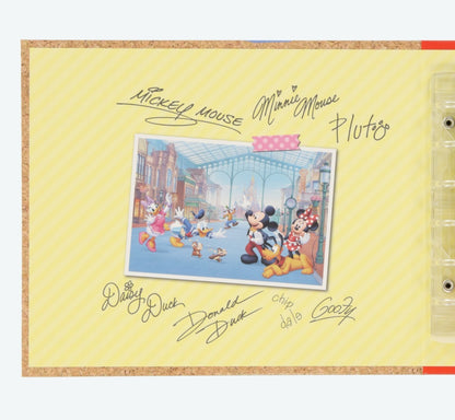Japan Tokyo Disney Resort Mickey Minnie Character autograph book with pen