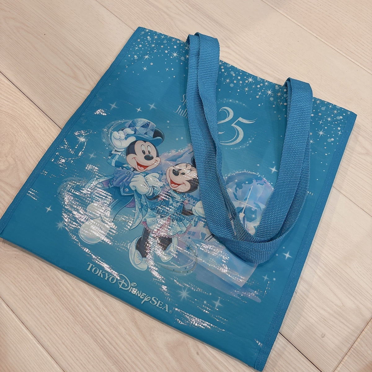 Japan Tokyo Disney Resort Sea 25th Sparkling Jubilee Shopping Bag Tote bag S