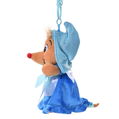 Japan Tokyo Disney Store Suzy Plush Toy Keychain Blue Pearl Cinderella Friends