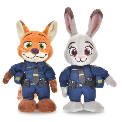 '+Japan Tokyo Disney Store Judy Hopps & Nick Wilde Plush Toy stanDs Zootopia 2