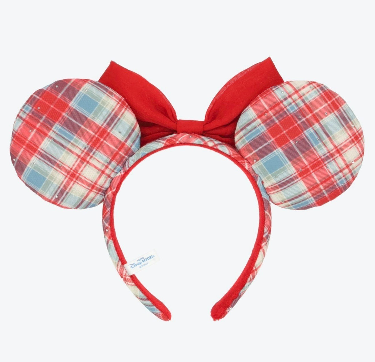Japan Tokyo Disney Resort Minnie Mouse Ears Headband Ribbon Red Limited 2026