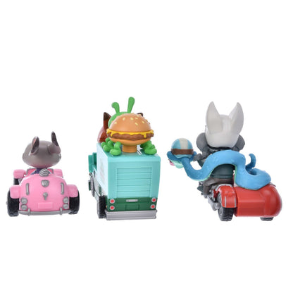 Japan Tokyo Disney Store Zootopia 2 Pull-Back Car Set Stunt Car