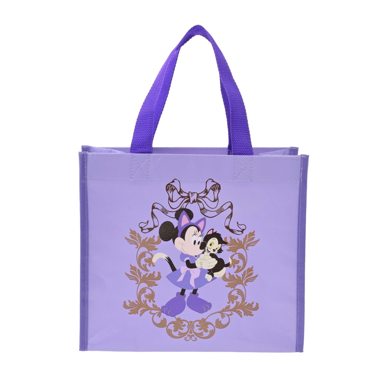 Japan Tokyo Disney Store Minnie Figaro Shopping Eco Bag S CAT MINNIE AND FIGARO