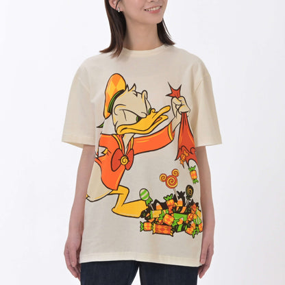 Japan Tokyo Disney Store Donald Duck Short-Sleeve T-Shirt White Halloween 2026