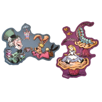 Japan Tokyo Disney Store Alice Stickers & Decals Die-cut Sticker Collection 75TH
