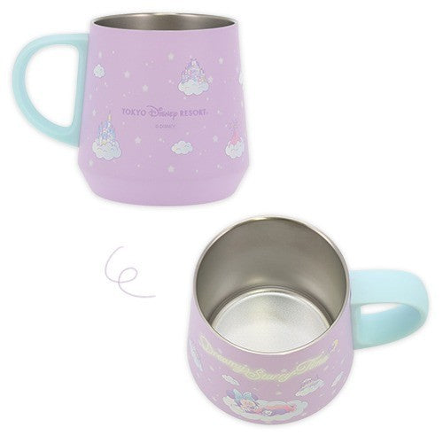 Japan Tokyo Disney Resort Minnie Figaro Purple Stainless Steel Mug