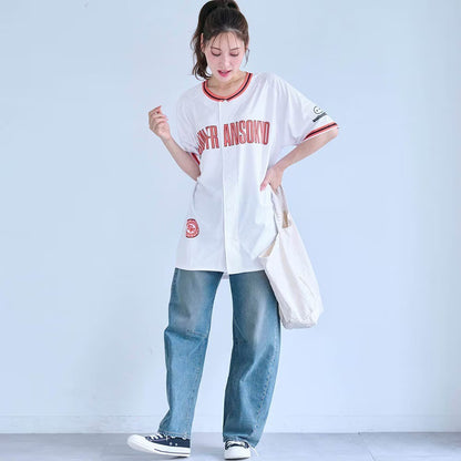 Japan Disney Fantasy Shop Bellemaison Baymax Baseball Shirt
