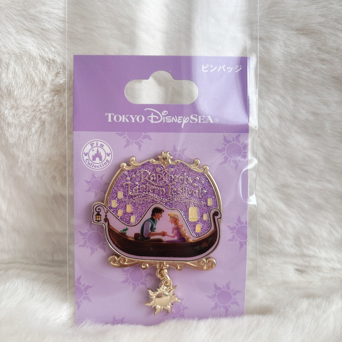 Japan Tokyo Disney Resort Pin Badge Rapunzel Lantern Festival Fantasy Springs