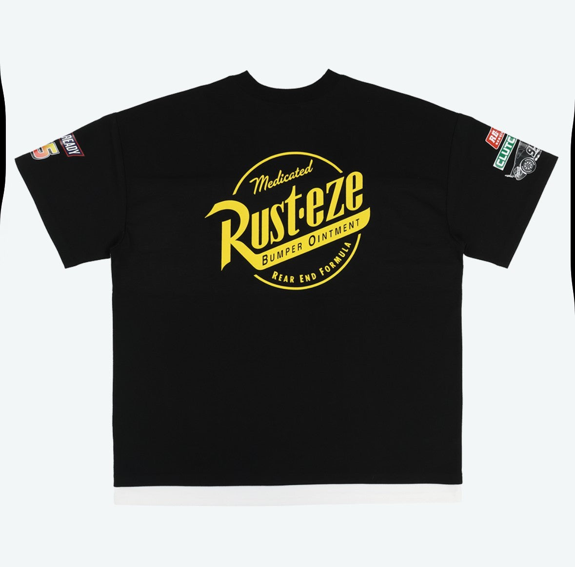Japan Tokyo Disney Resort Cars T-shirt Black oversize