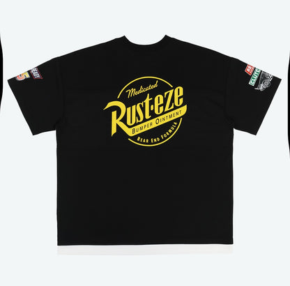 Japan Tokyo Disney Resort Cars T-shirt Black oversize